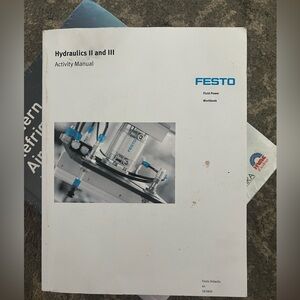 festo hydraulics II and III fluid power work book